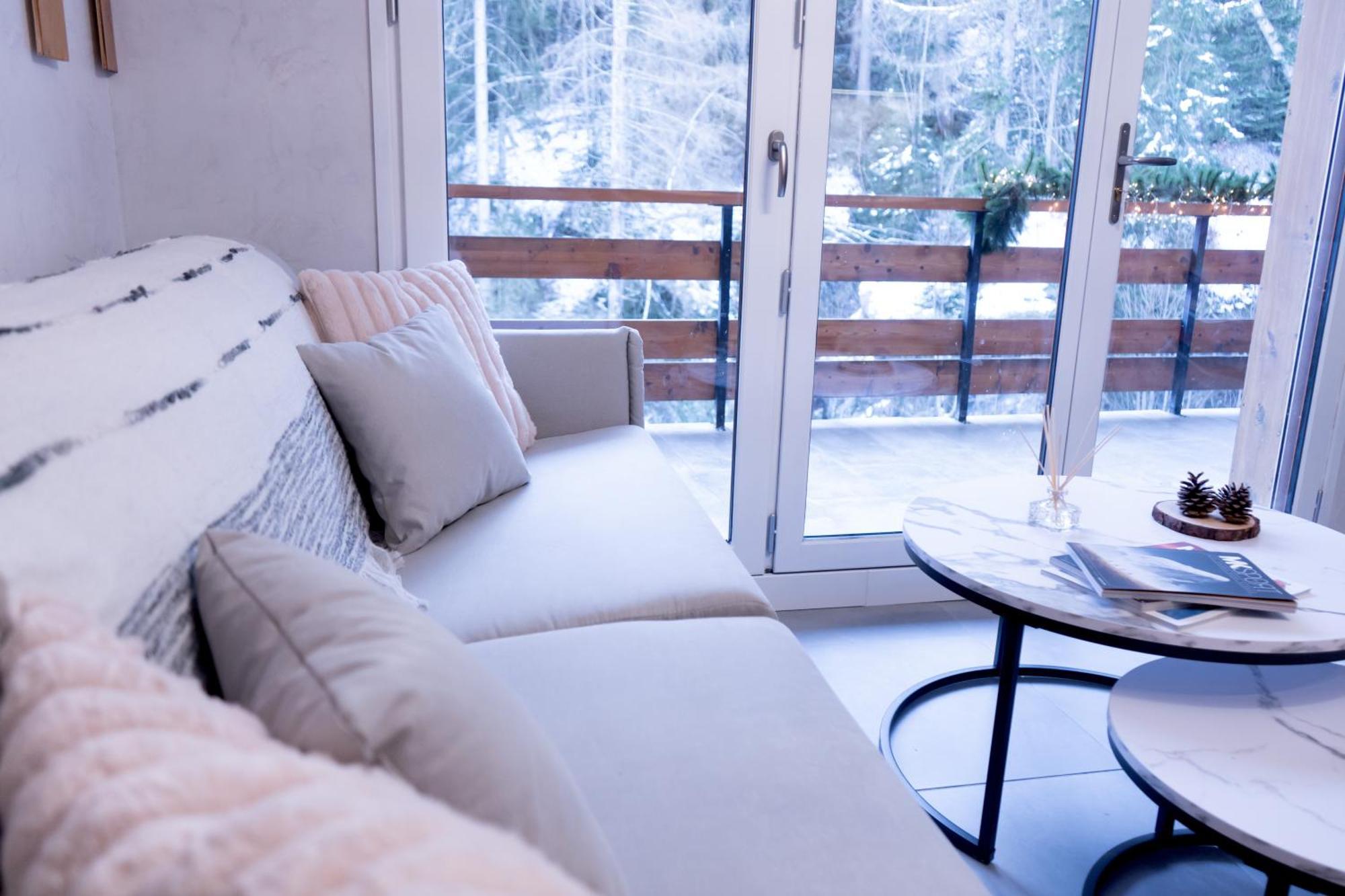 Studio Cabine Au Loup Blanc Avec Vue Mont Blanc Saint-Gervais-les-Bains Bagian luar foto