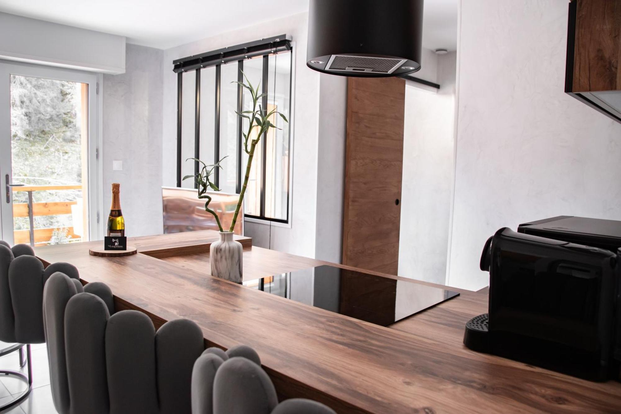 Studio Cabine Au Loup Blanc Avec Vue Mont Blanc Saint-Gervais-les-Bains Bagian luar foto