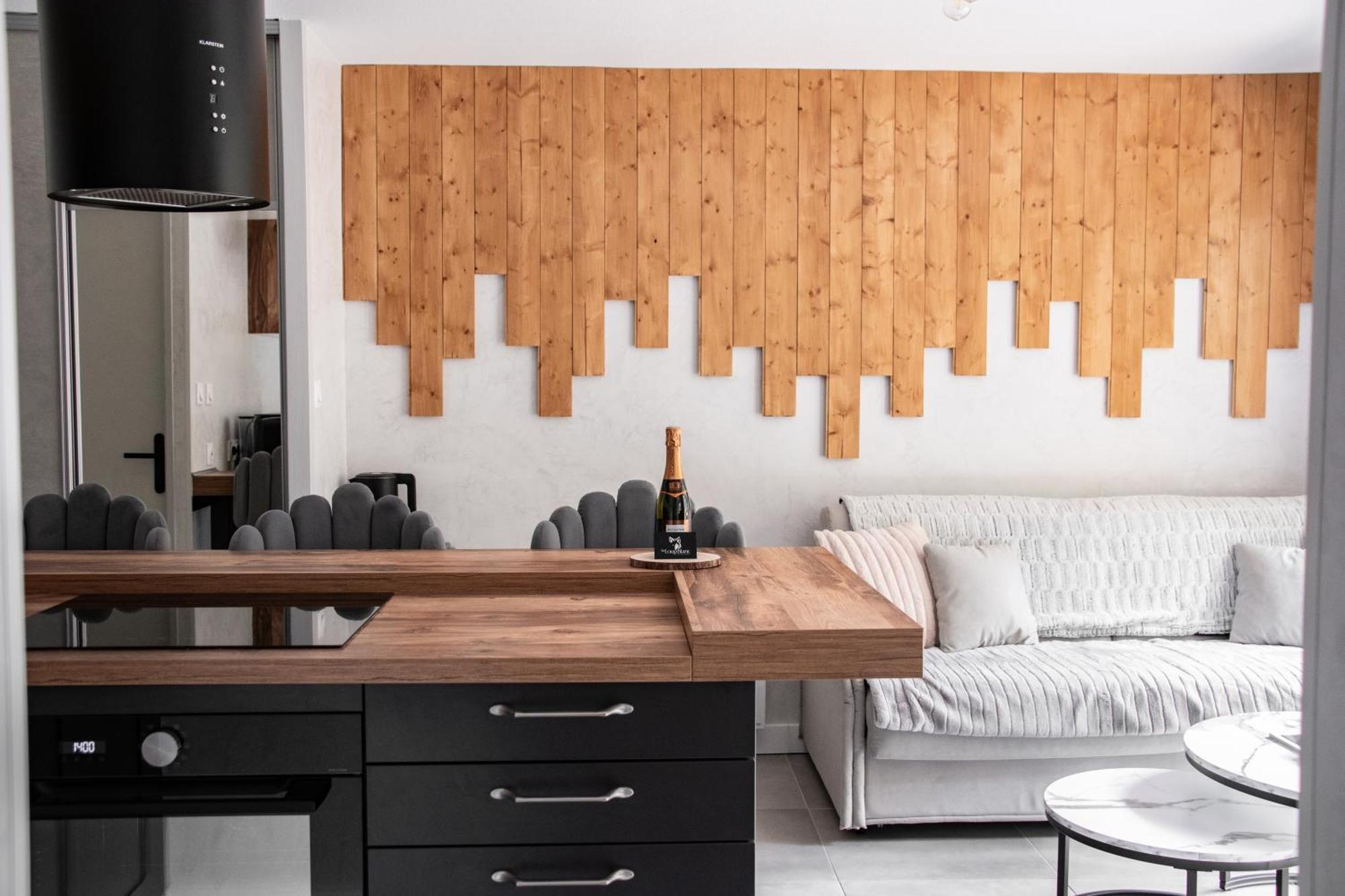Studio Cabine Au Loup Blanc Avec Vue Mont Blanc Saint-Gervais-les-Bains Bagian luar foto